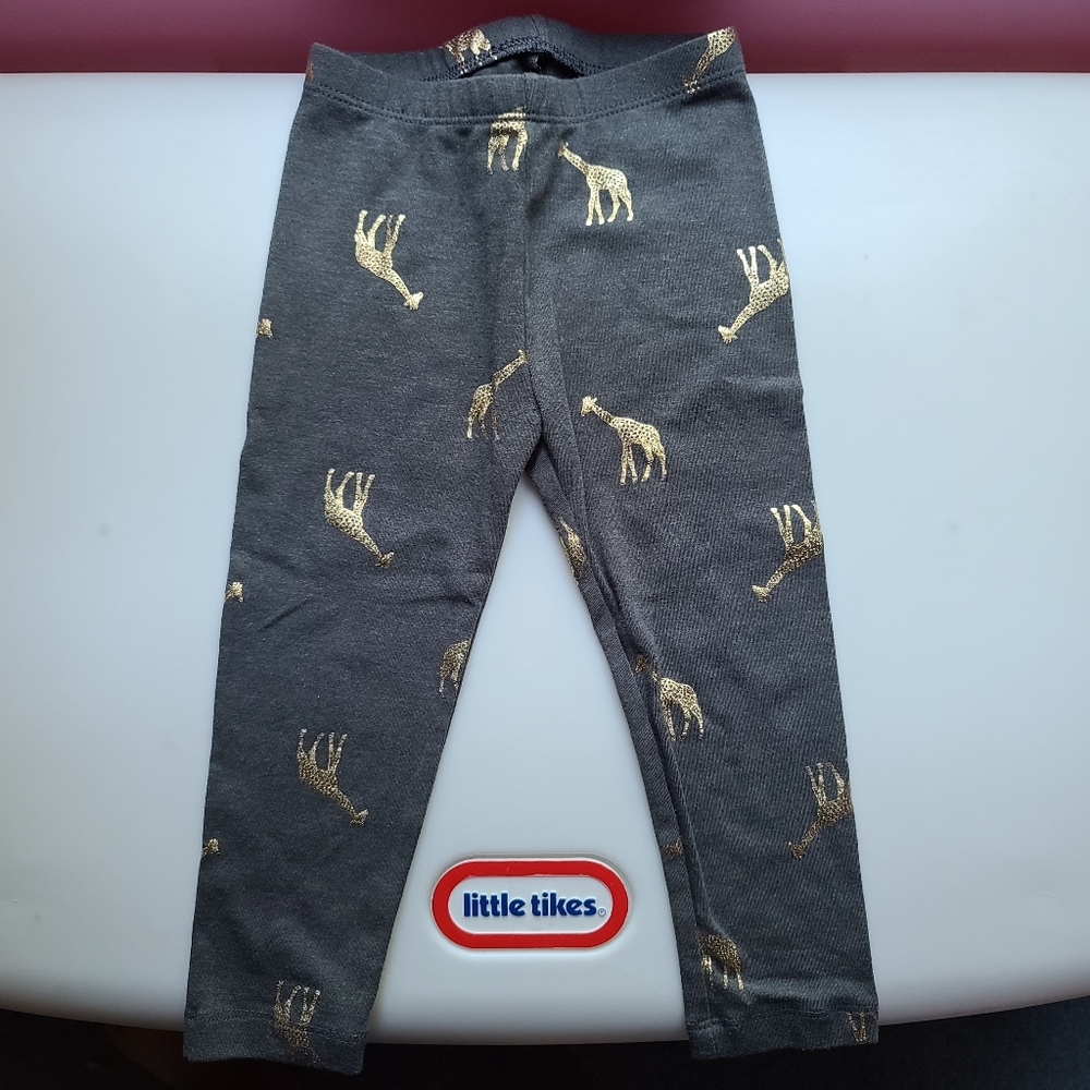 Old Navy toddler giraffe leggings 2T